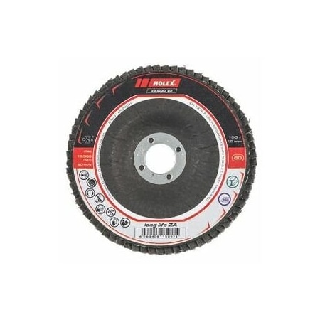 Holex Long Life ZA Flap Disc, Dia: 100 mm, Grit: 60 565283 60